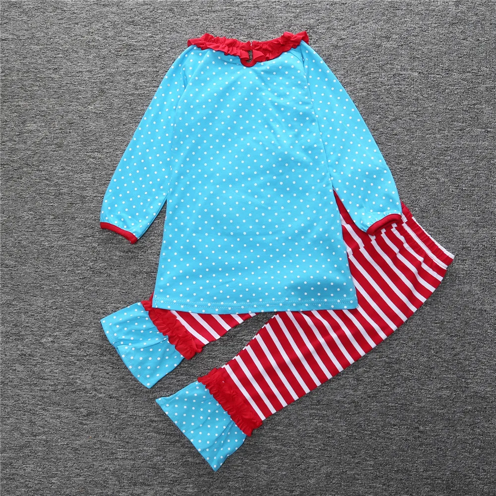 Зимний новогодний наряд модная Рождественская Одежда для девочек костюм на День