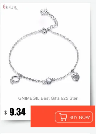 Модный браслет gnimegili 12 Созвездие Настоящее серебро 925 амулет с хрустальной бусиной браслет для женщин ювелирные изделия подарки