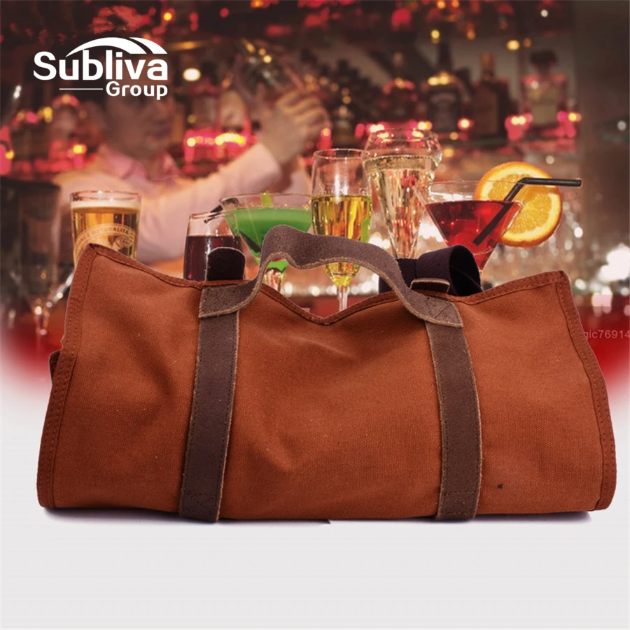 Барная сумка для инструментов Mixology Сумка Профессиональный Бармен Коктейль Tote Kit