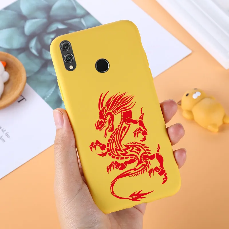 53 Чехол для Huawei Honor 8X, полная защита, мягкий силиконовый матовый чехол для Honor 8X Max Honor8X 8A 8C 8 S, чехол для телефона с забавным рисунком - Цвет: 53