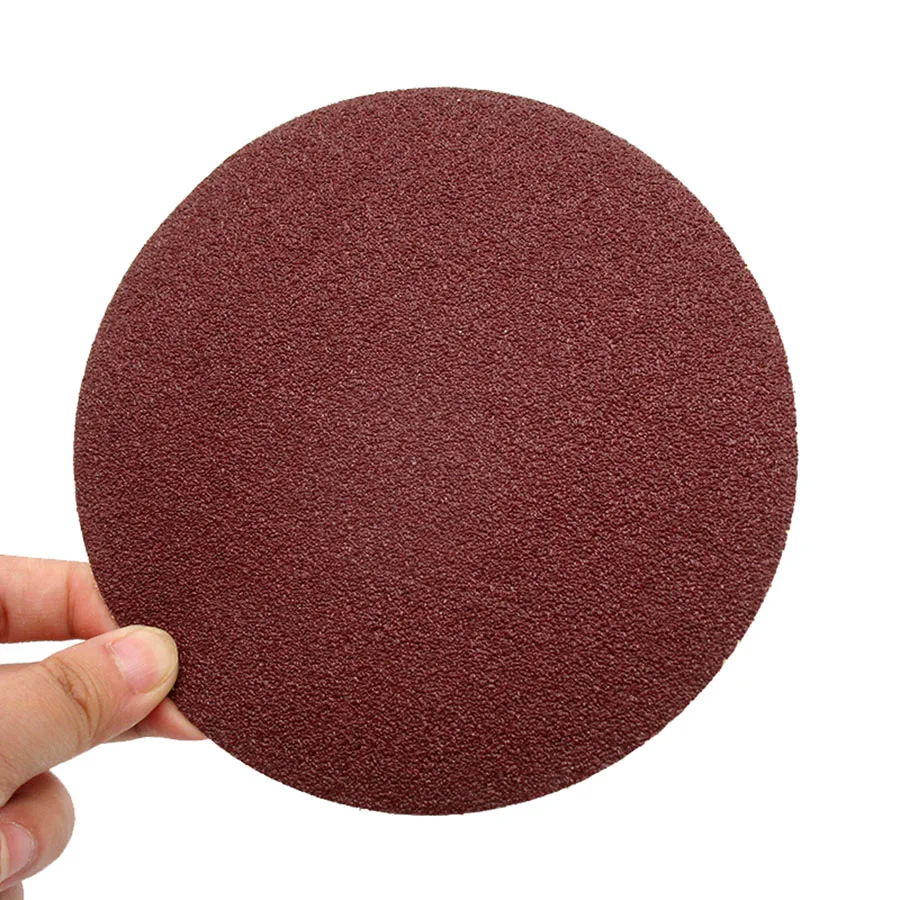 

2-20Pcs Grit 60 80 Hook And Loop Sanding Disc 6 Inch 150mm Round Dry Sandpaper Glue Backing Pad Disk Sand Sheets