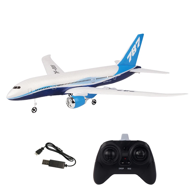 A(Standard edition) DIY Радиоуправляемый Дрон Boeing 787 фиксированное крыло EPP самолет пенный пульт дистанционного управления модель самолета семейная забавная игрушка-головоломка для детей подарок на день рождения - Цвет: A(Standard edition)
