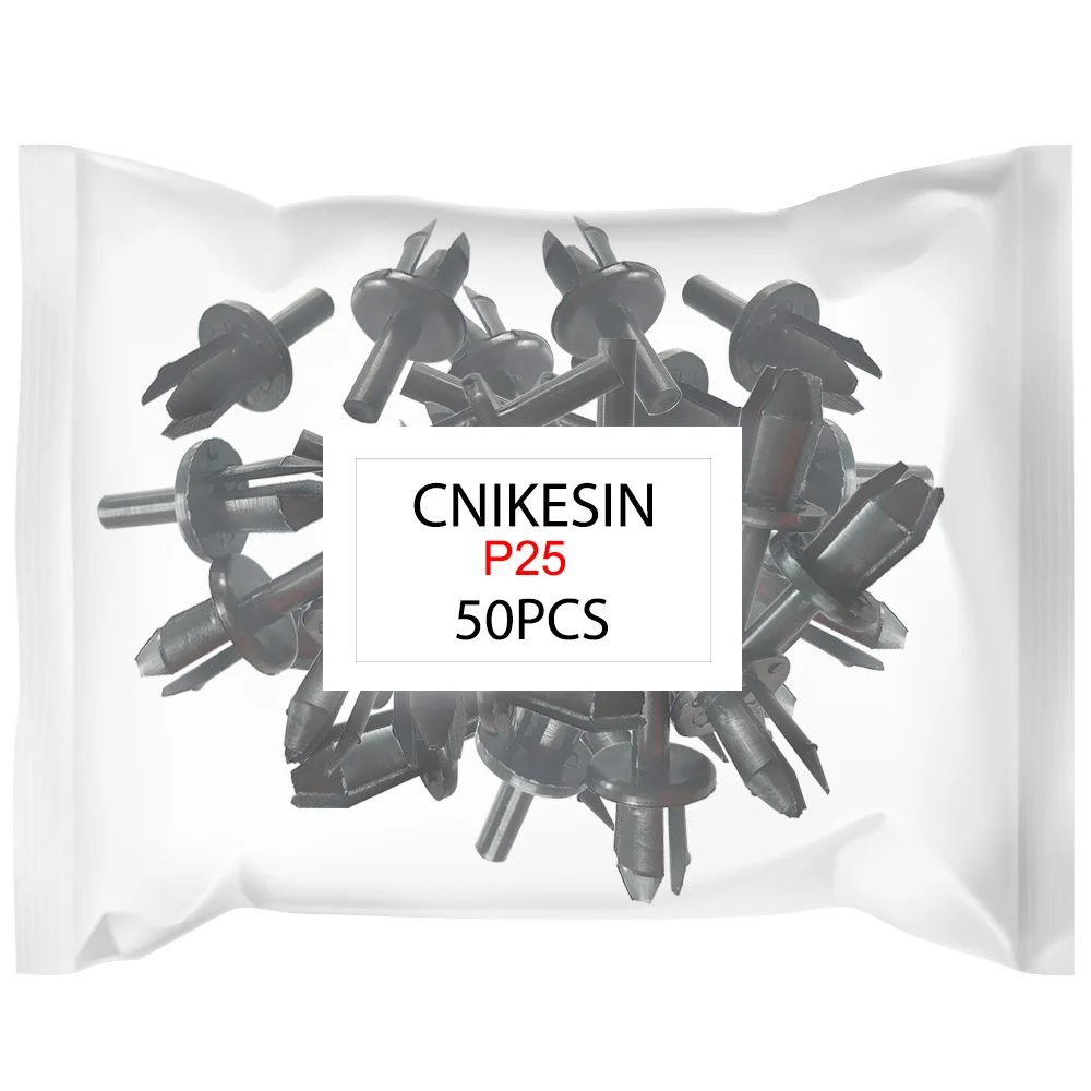 CNIKESIN P25 50 шт 8 мм отверстие для автомобиля крепеж номерной знак рамка направляющая