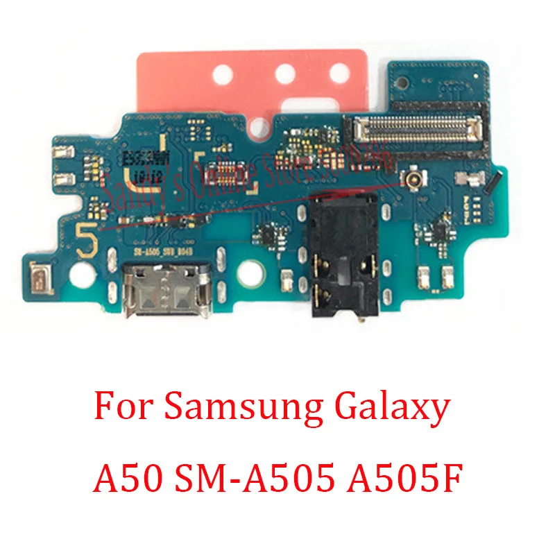 10 шт./лот Новый для samsung Galaxy A50 SM A505 A505F usb зарядный порт док станция с микрофоном