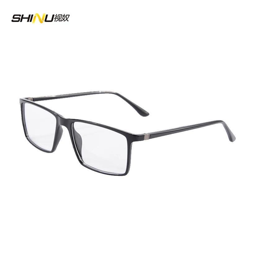 

SHINU TR90 Glasses Optical Glasses Man Eyeglasses Frames Square Luxury Frame Lens Vintage Montatura Occhiali Uomo 9195