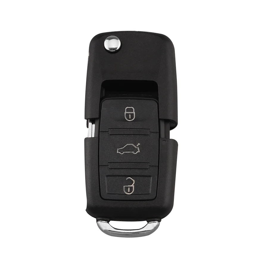 3 кнопки дистанционного ключа автомобиля DIY для Skoda 1K0959753G 753G Octavia II 2004 2005 2006 2007 2008 2009