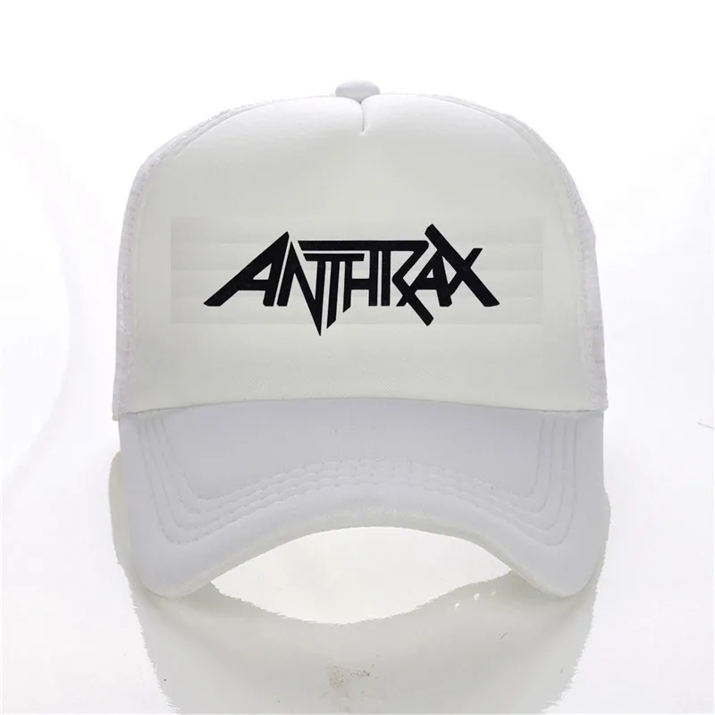 Anthrax полоса шаблон печати бейсбольная кепка для мужчин wo летняя трендовая Кепка