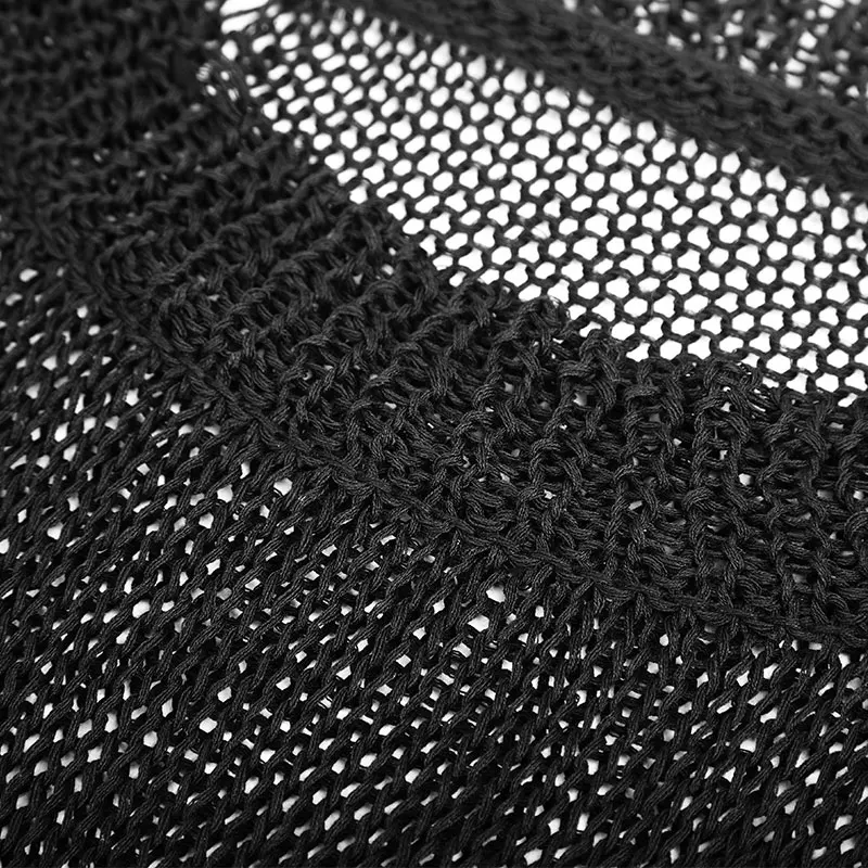 Женский Готический свитер в стиле Панк Rave Свободный Повседневный с дырками