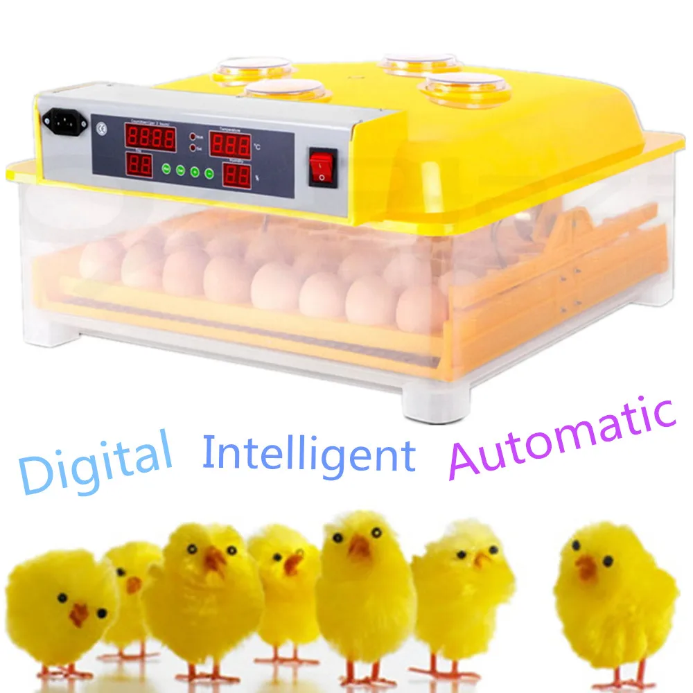 Интеллектуальный цифровой инкубатор для яиц птицы Брудер (48 инкубатор) инкубация