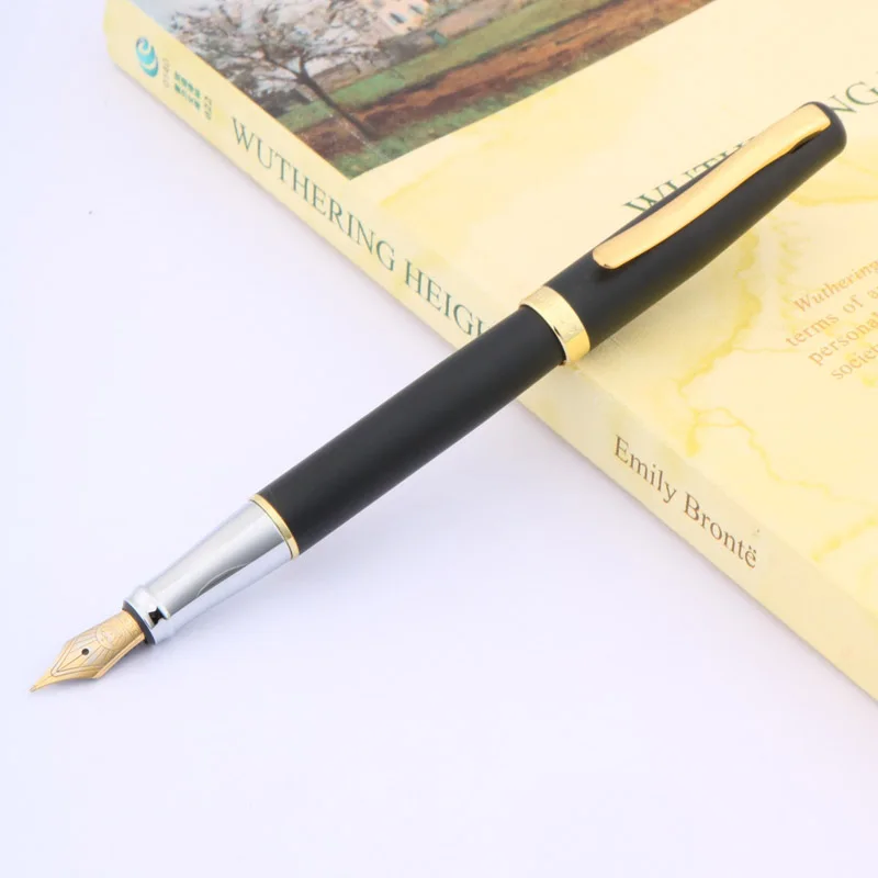 209 высококачественный деловой матовый черный Золотой классический телефон|gift