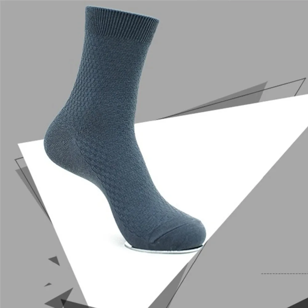 10 пар/лот высококачественные Бамбуковые мужские носки дышащие для мужчин хлопок