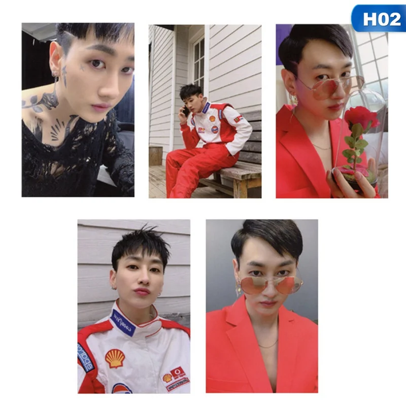 Kpop Супер Джуниор альбом автограф Фотокарта Дон коллективные карты Eun Hyuk Danger бумажные фото карты фотография - Цвет: H02
