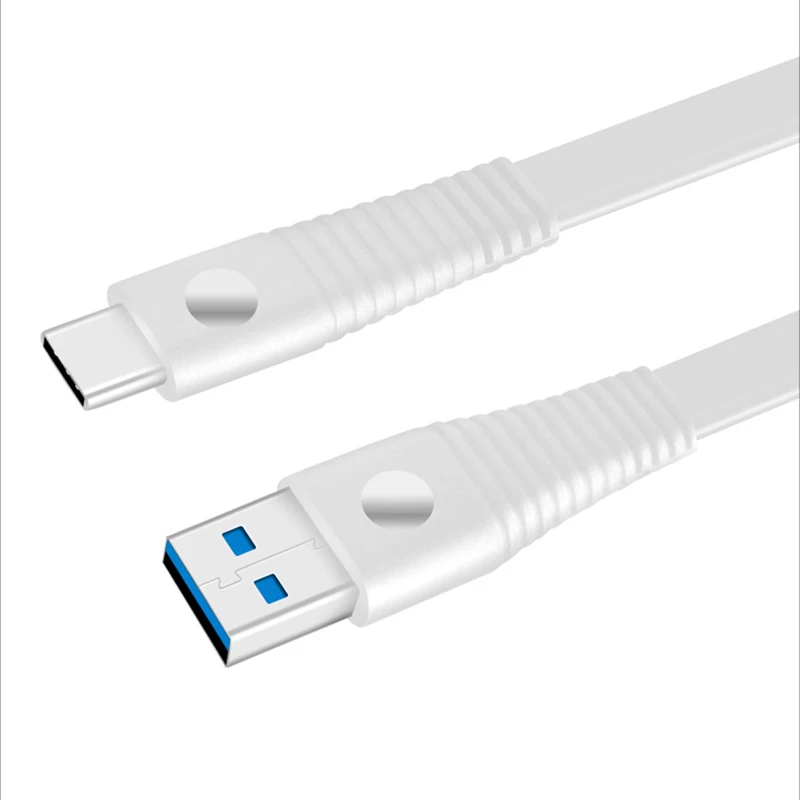 Thbelieve USB к USBC Магнитный кабель 1 м плоский Type C 3 0 зарядка передачи данных шнуры для