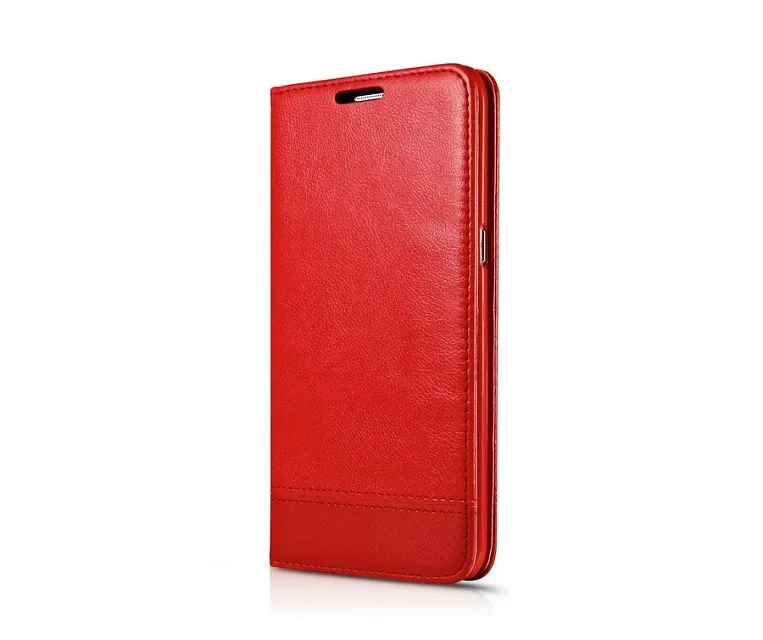 Красный Кожаный чехол для samsung Galaxy S10 Plus S10e Note 8 9, откидной Чехол для samsung Galaxy S8 S9 S7 S6 Edge Plus, Магнитный чехол для телефона - Цвет: Красный