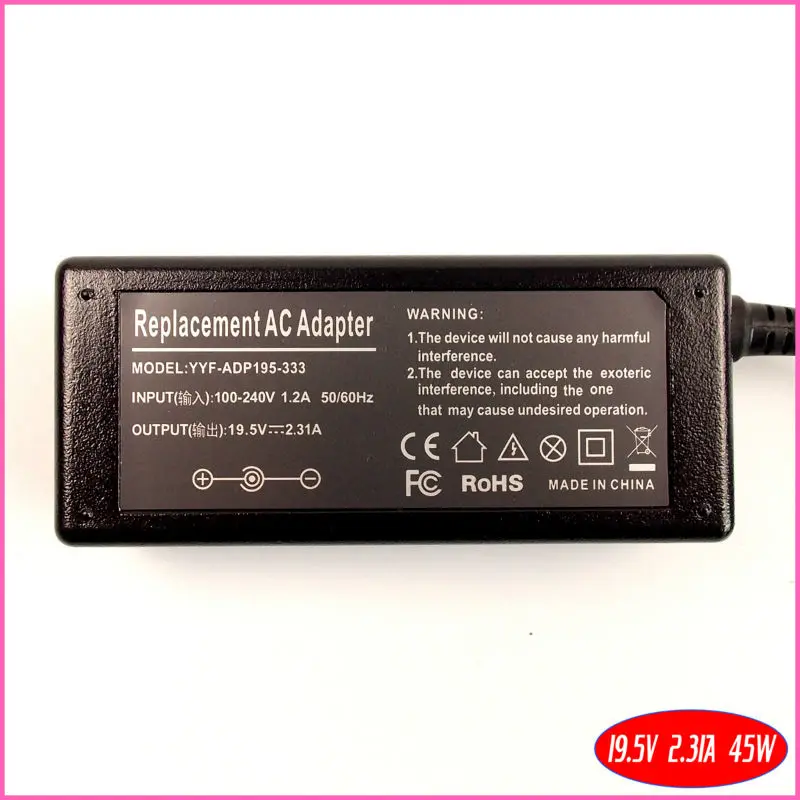 Ультрабук 19 5 V 2.31A 45W адаптер переменного тока зарядное устройство для HP specte 13t 13 h 3
