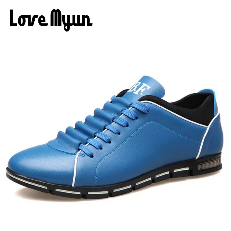 

Boys Breathable Casual sneaker Shoes Men Oxford Leather Shoes Men black Red Bule Flats walking shoes BIG SIZE 48 OO-54