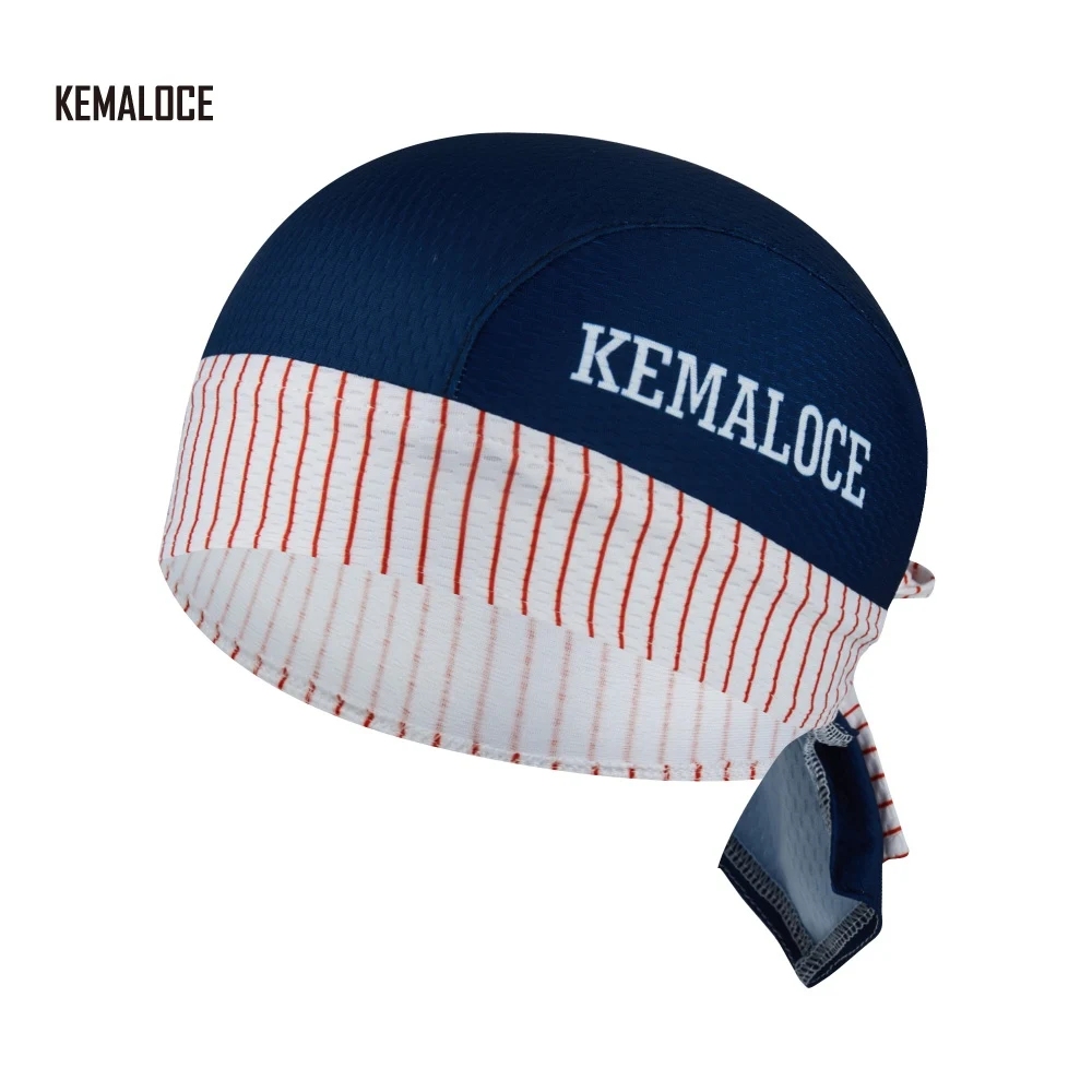 CB-001 KAMALOCE команда Велосипедная бандана Пиратская шапка головной убор Smailling лицо ребенок взрослый белый велосипедный головной платок - Цвет: CB-001
