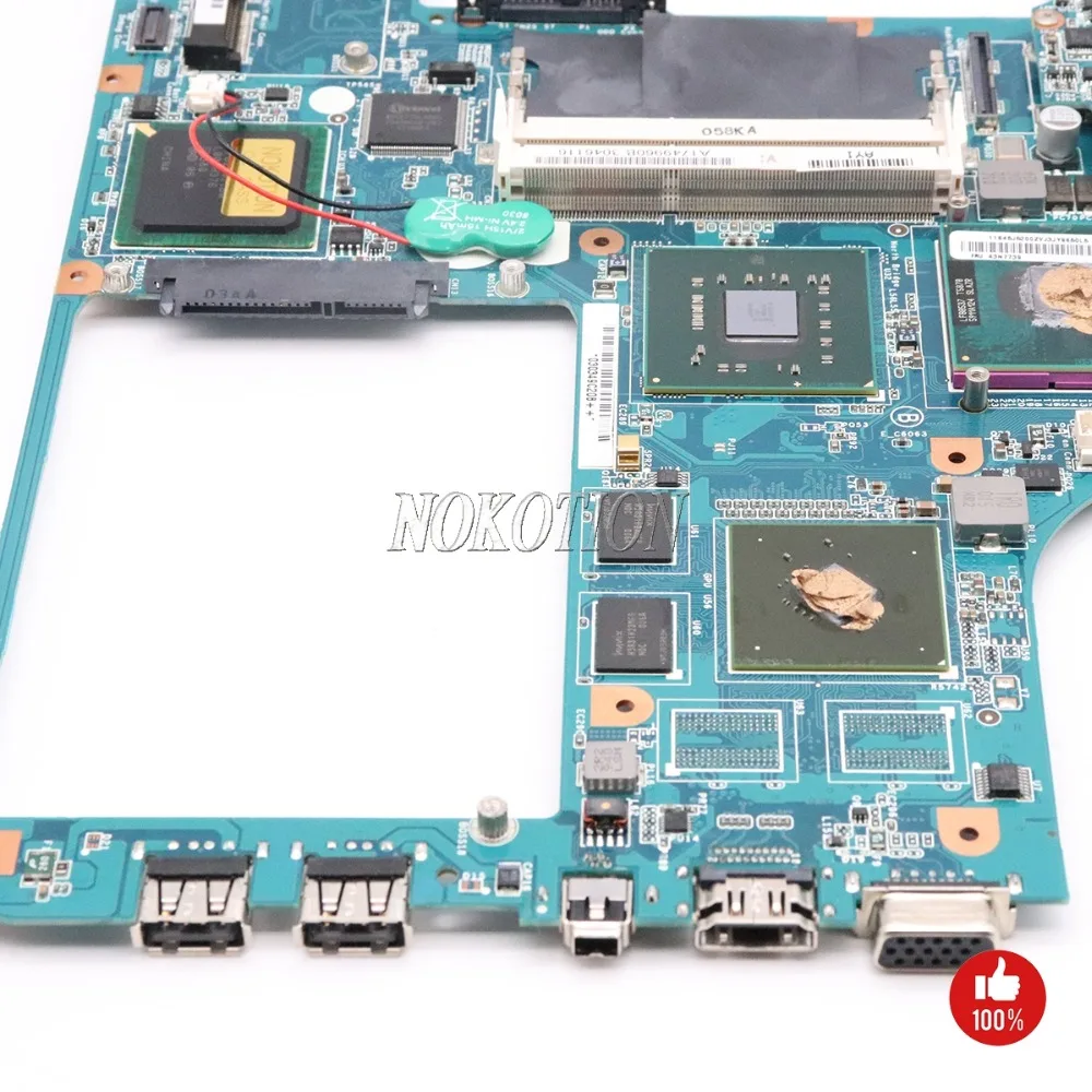 Ноутбук NOKOTION A1749960B A1749959B 1P 0098J00 8011 M870 SONY Vaio ноутбук с процессором anakart PM45 DDR3 G210M GPU