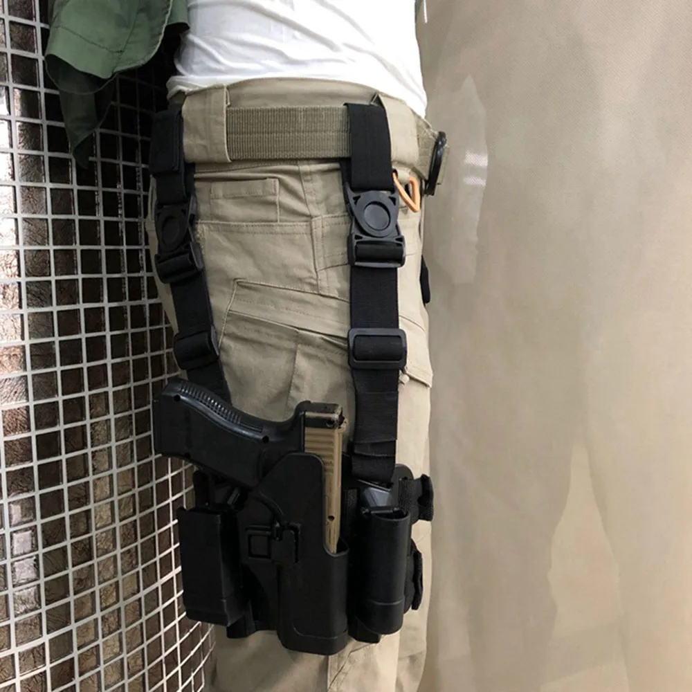 Кобура для ног Glock тактическая кобура правого ружья серии 17 19 22 23 31 32 Охотничьи