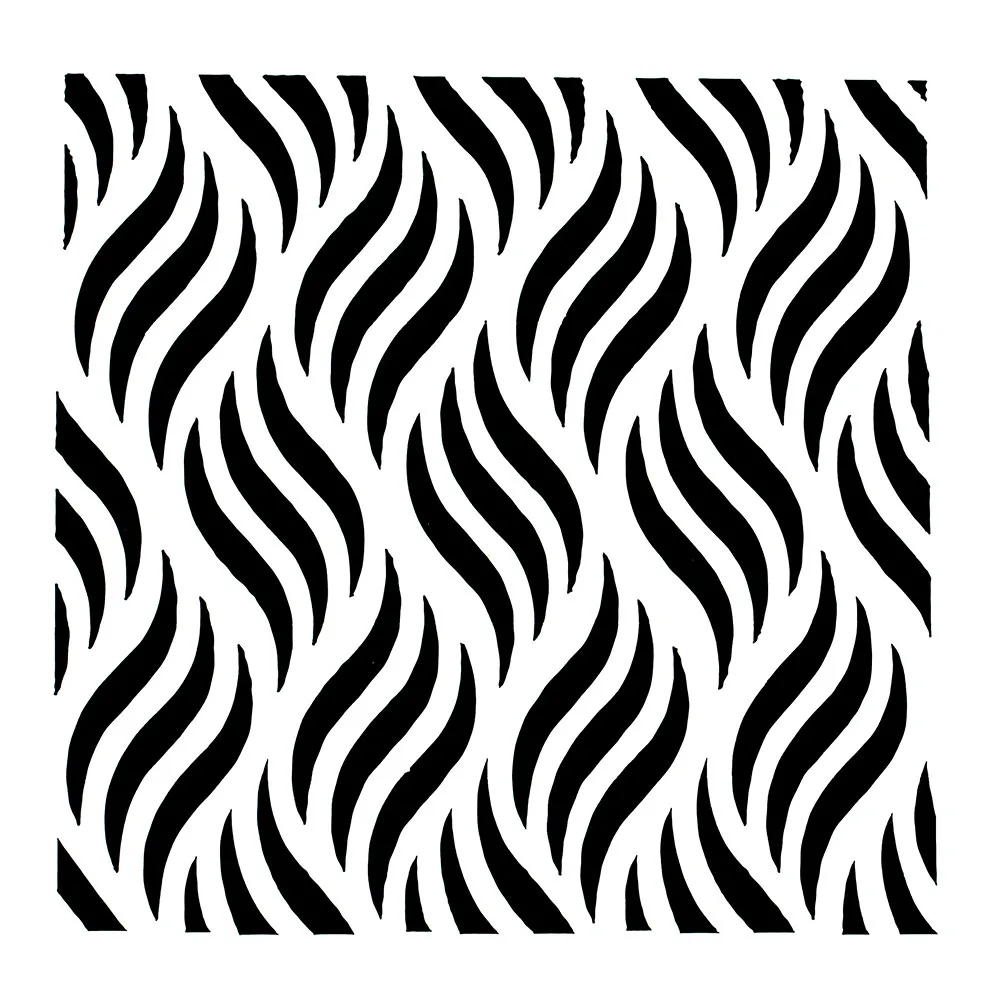 

1PC Wave Billow Shaped Reusable Stencil Airbrush Painting Art DIY Home Decor Scrap booking Album Crafts Gifts HOT