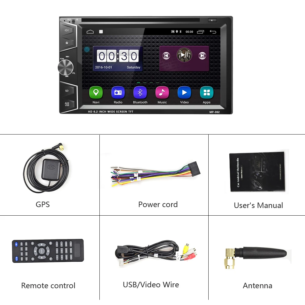 Camecho Android автомобильный мультимедийный плеер 2 Din 7 ''HD Автомобильный DVD gps радио Bluetooth Авторадио Зеркало Ссылка Wifi 2Din Аудио стерео