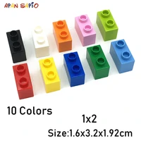 big size building blocks high 1x2 dot 12pcslot 10color educational figures brick toys for children compatible with brand