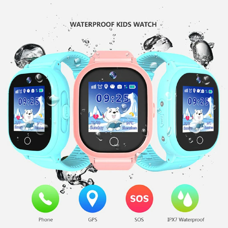 IP67 Водонепроницаемый TD06S GPS детские часы телефон позиционирование Мода 1 3 дюйма