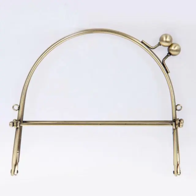 6-дюймовые (15 мм) полукруглые оправы для кошелька античные Позолоченные | Багаж и