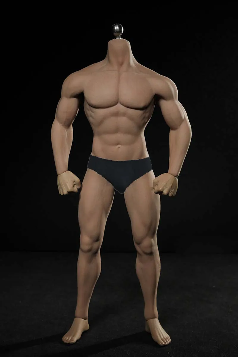 Супер гибкий мужской бесшовный мышечный корпус со стальным скелетом TBLeague Phicen M30