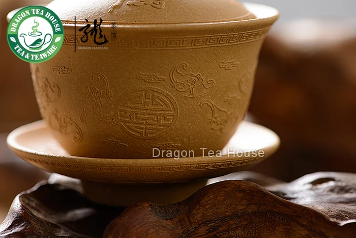 Летучие мыши* Исин Zisha глина желтая дуанни Gaiwan 100 мл 3,5 унций