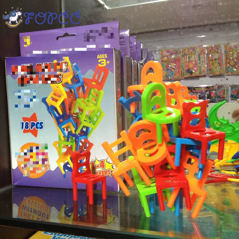 18 шт./компл. модель собранная игрушка укладки стулья для детей играть на рабочем