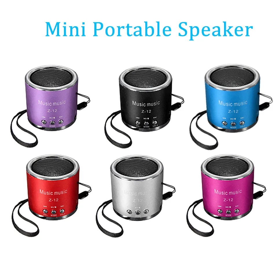 Z12 красный мини портативный усилитель для колонок Fm музыка радио Звук Hi Fi