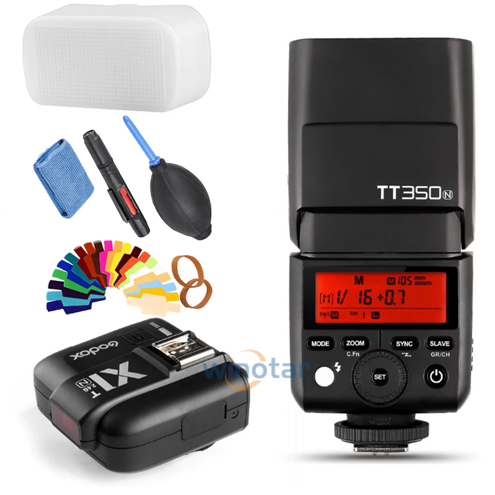 Вспышка для камеры Godox Mini Speedlite TT350S вспышка TTL HSS GN36 + триггерный передатчик