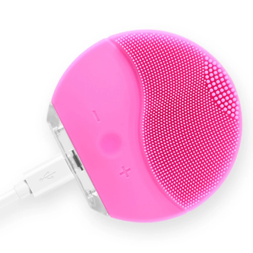 Мини электрическая Чистящая Щетка массажная стиральная машина Водонепроницаемые силиконовые очищающие инструменты