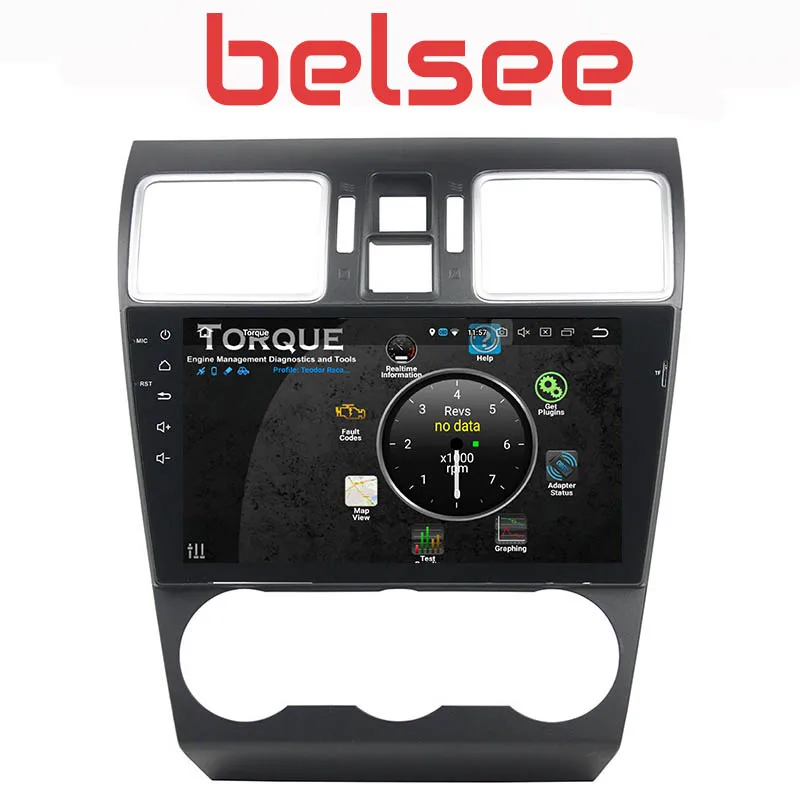 Автомобильный мультимедийный радиоплеер Belsee Android 10 стерео головное устройство 8