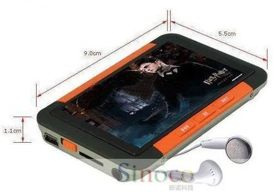 Smarcent Новинка 3 дюймов TFT Экран Настоящее 8 Гб MP3 MP5 игровой плеер с FM радио для чтения электронных книг ТВ-out красные, синие