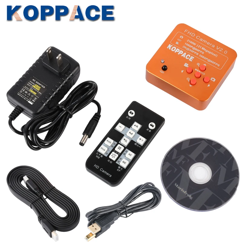 KOPPACE 21MP 1080P 60FPS HDMI USB FHD промышленный микроскоп цифровая камера микроскоп камера для телефона процессор печатная плата ремонт
