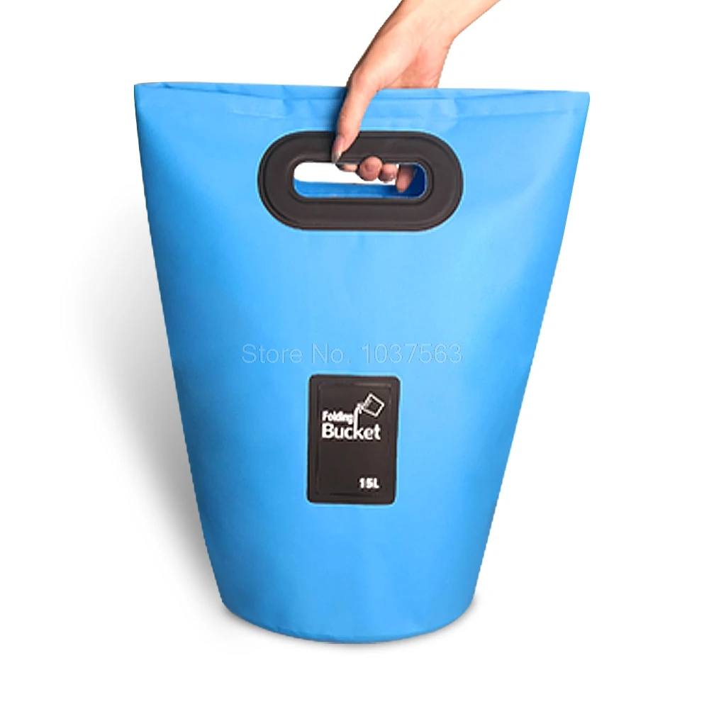 15л многофункциональное портативное складное ведро для рыбалки мытье автомобиля