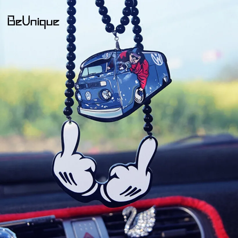 Модная подвеска для автомобиля в стиле хип-хоп знак победы хеллафуя украшение
