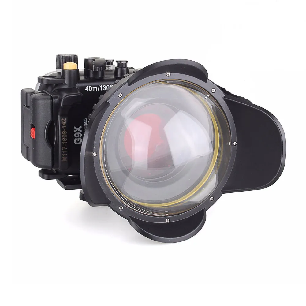 Чехол Meikon для подводной камеры дайвинга чехол объектива Canon G9X + 67 мм рыбий глаз