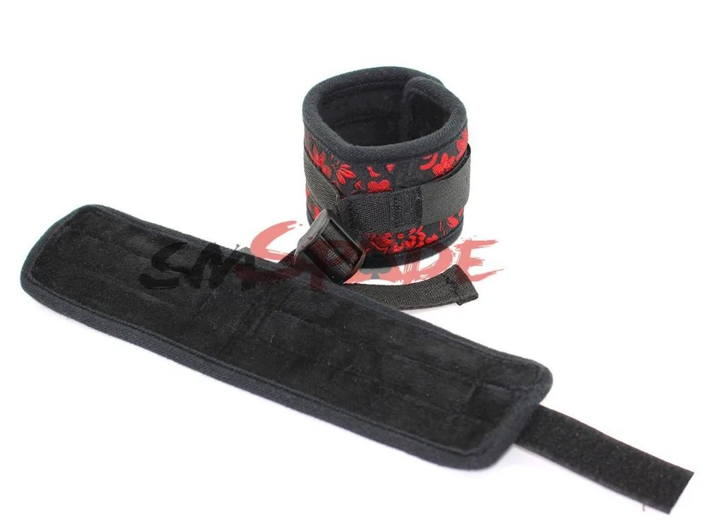 4 шт. набор для бондажа с наручниками и манжетами на щиколотку|bondage restraint kit|restraints