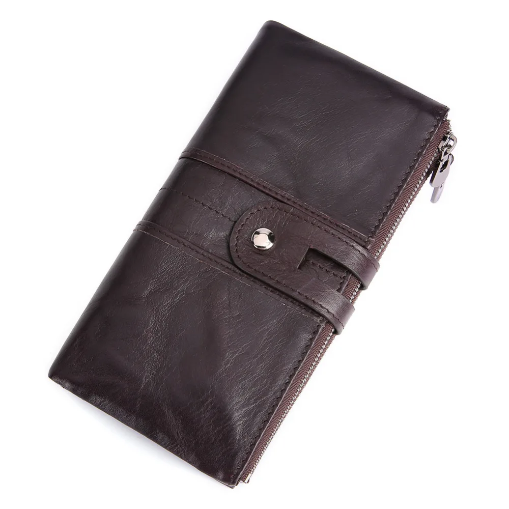 100% натуральная кожа кошельки фирменный дизайн женский кошелек унисекс длинный