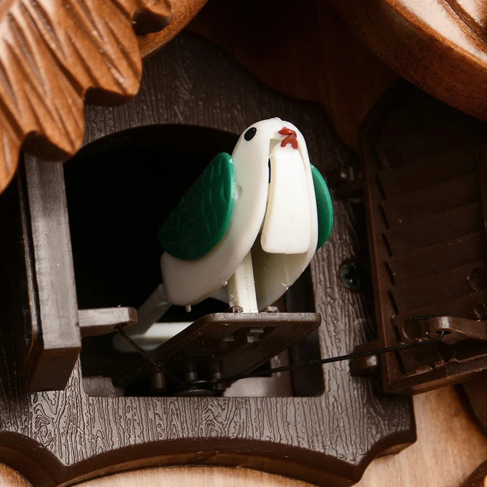 

1 PCS Cuckoo clock pendulum fashion creative living room clocks mute Bird Clock LU620218