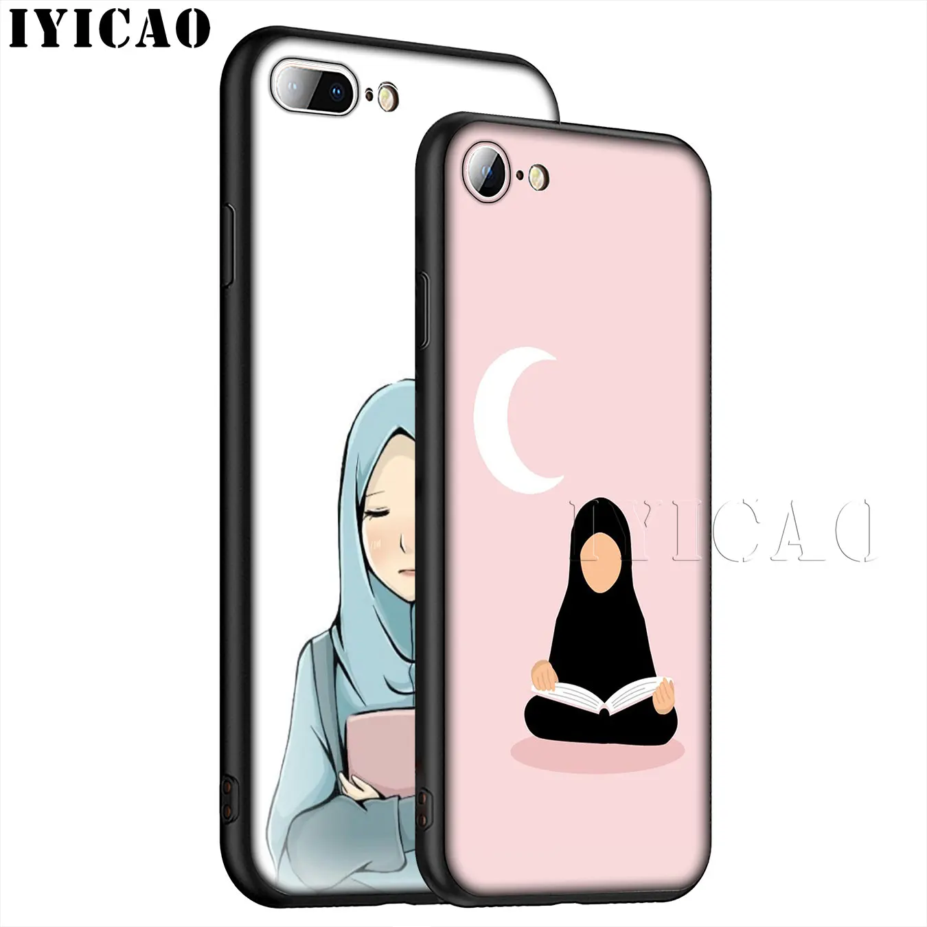 IYICAO Мусульманский Исламский Женский Мягкий силиконовый чехол для телефона iPhone XR