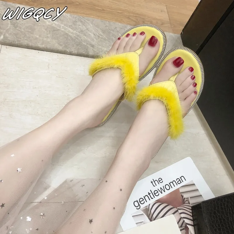 

Fashion women's flat suede casual slippers comfortable non-slip breathable walking leisure Indooroutdoor slippers shallow mouth