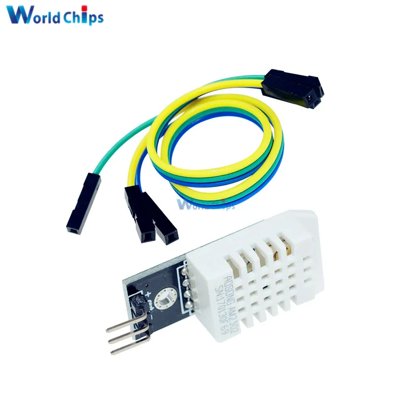 Модуль датчика температуры и влажности diymore DHT22 AM2302 для Arduino SHT11 SHT15 с кабелями