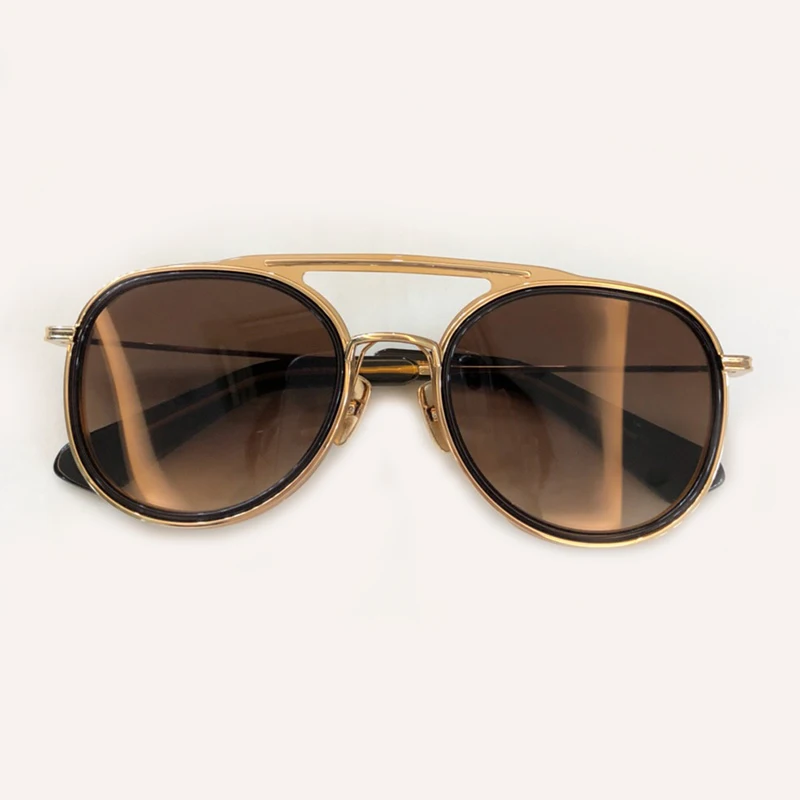 Новое поступление, круглые солнцезащитные очки для женщин, сплав, оправа, солнцезащитные очки для женщин, брендовые дизайнерские очки с коробкой, высокое качество