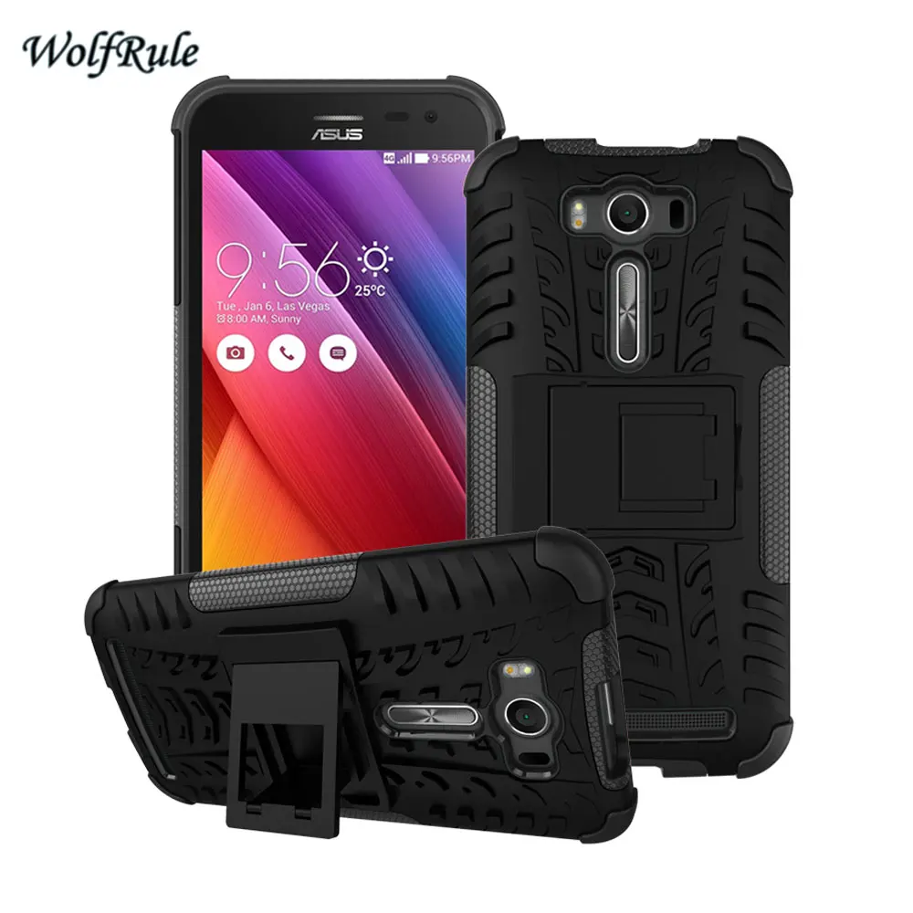 Asus Zenfone 2 Laser ZE500KL чехол wolfrole противоударный силиконовый + пластиковый для ZenFone 5 0