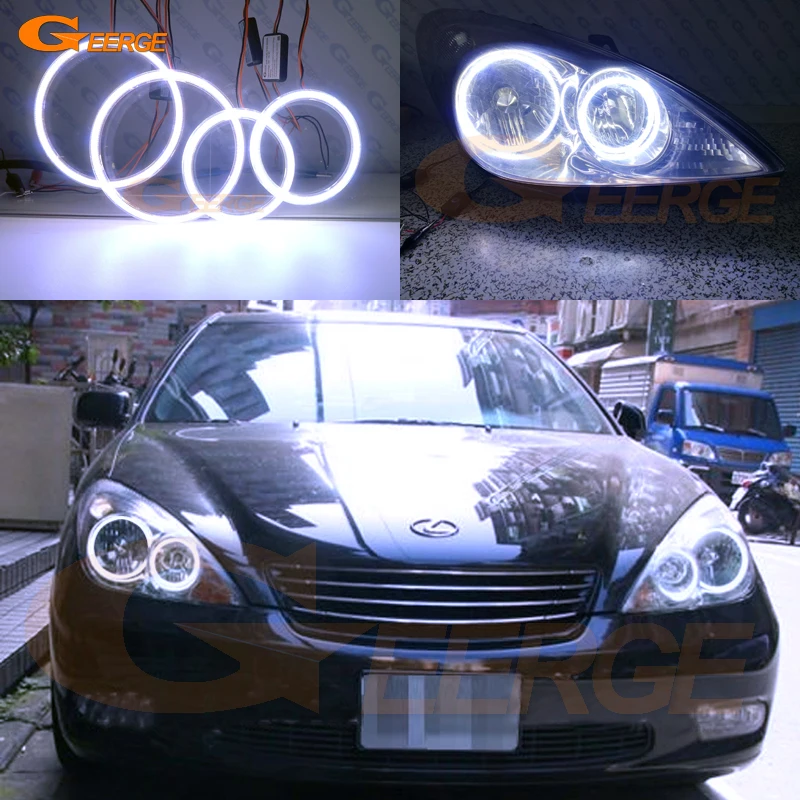 Для Lexus ES300 2002 2003 2004 отличные ангельские глаза ультра яркая подсветка COB led angel eyes комплект