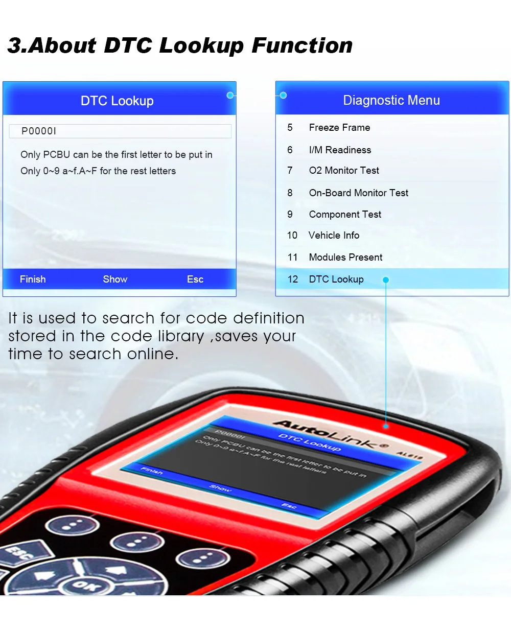 Autel AL619 ABS/SRS OBD2 сканер автомобильный диагностический инструмент один клик OBDII сканер автомобильный код считыватель сканер автомобильный диагностический инструмент